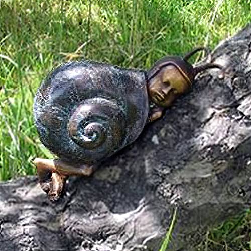 Hollow Cast Bronze Snail : Snail Baby : Small