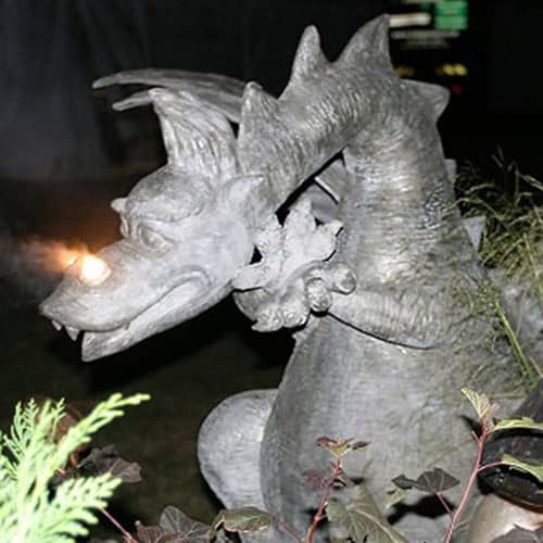 Hollow Cast Aluminium : Drusilla Smoking Dragon