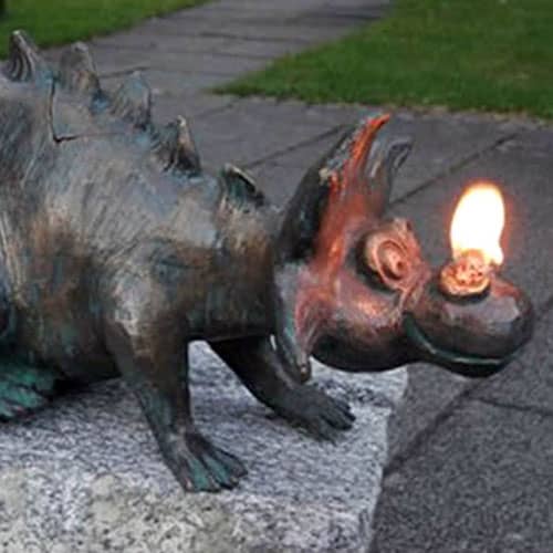 Hollow Cast Bronze : Puff the Fire Breathing Dragon