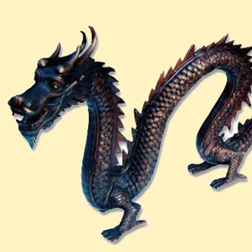 Hollow Cast Bronze : Drago Dragon : Small