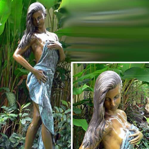 Hollow Cast Bronze Figure : Posing Sarah : Large